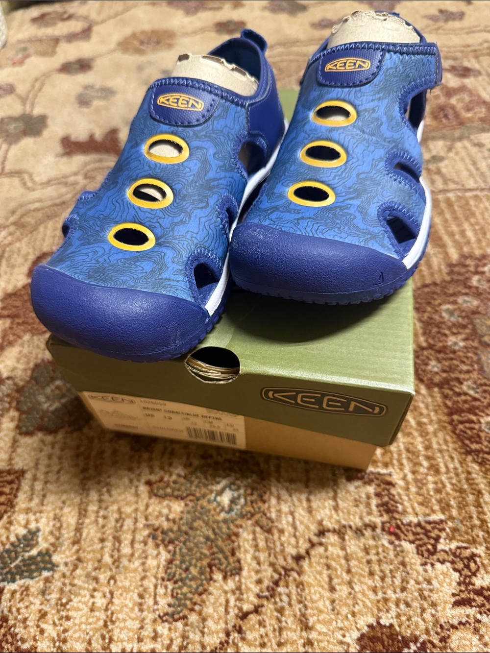 Keen stingray cobalt blue sandals 13